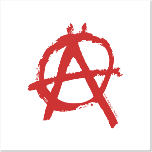 Anarchy (Red) Posters and Art